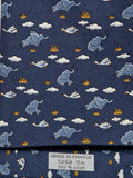 005268 Hermès tie whimsical flying elephant 5268 SA