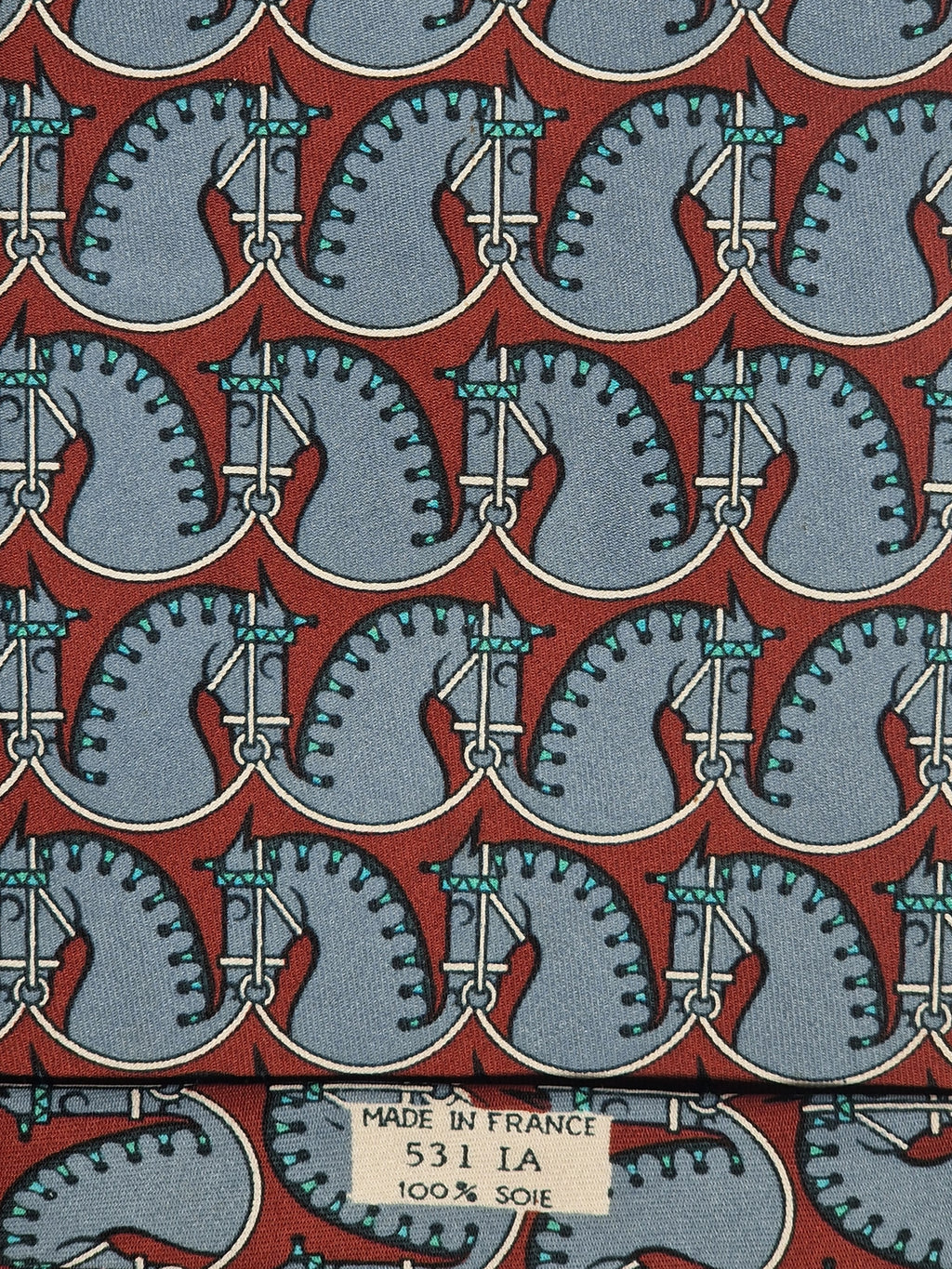 Hermés 531 IA Tie, wide vintage tie