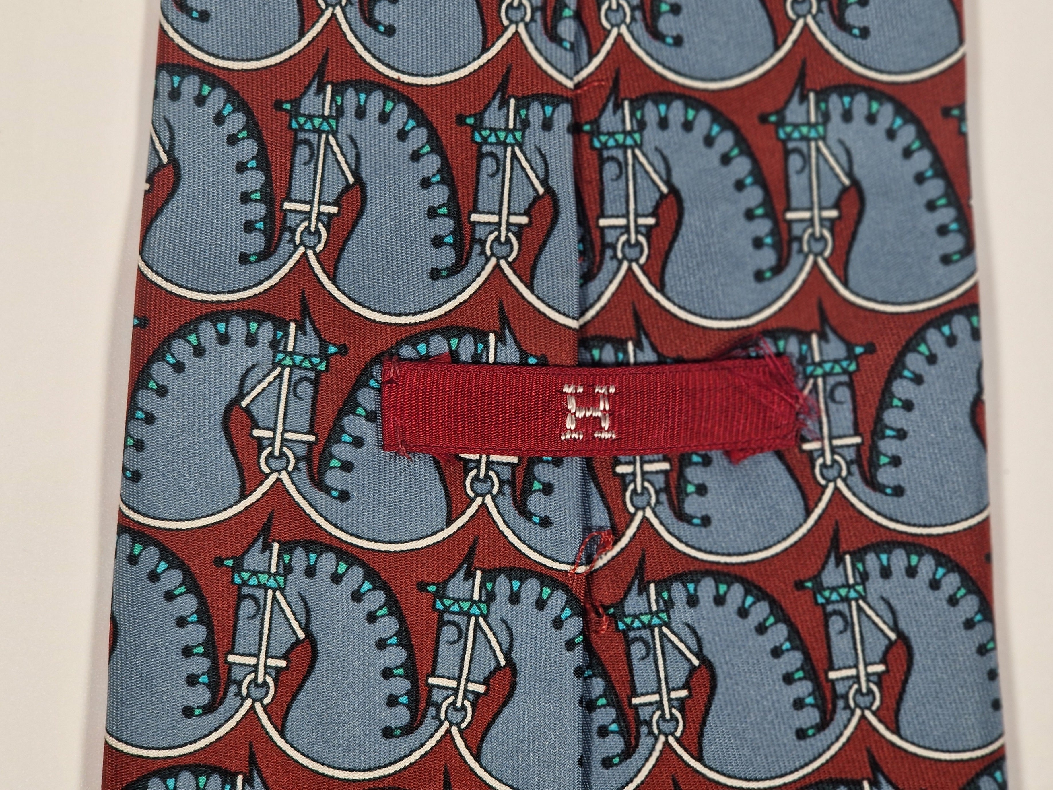 Hermés 531 IA Tie, wide vintage tie