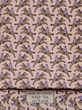 Hermès silk tie pnk equestrian pattern 5321 TA with box