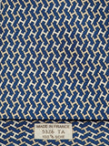 Hermès silk tie blue H pattern 5326 TA