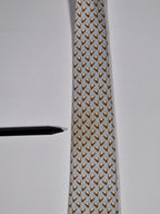 Hermès silk tie blue Hats 5329 TA