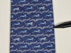 005382 Hermès tie blue tiger and monkey 5382 OA