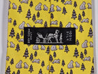 005476 Hermès tie yellow whimsical bear pattern 5476 FA