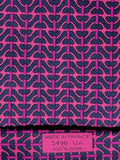 Hermés black and purple silk tie 5490 UA with box