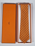 Hermés 5511 UA tie with box