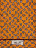 005561 Hermès tie orange knots Hermès 5561 MA tie orange