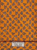 005561 Hermès tie orange knots Hermès 5561 MA tie orange