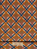000561 Hermès tie brown chekerd pattern 561 SA