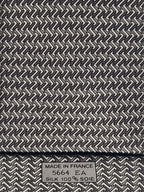 005664 Hermès tie grey H pattern 5664 EA