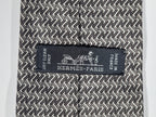 005664 Hermès tie grey H pattern 5664 EA