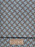 605718 Hermès tie blue equestrin pattern 605718 PA