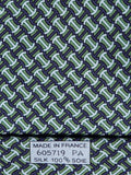 Hermès silk tie Green H pattern 605719 PA