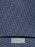 Hermès silk tie blue H pattern 605906 SA