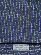 Hermès silk tie blue H pattern 605906 SA