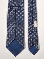 606047 Hermès tie blue marbles pattern 606047 OA