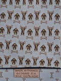 Hermès silk tie blue whimsical gym monkey 625660 EA