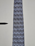 Hermès silk tie blue whimsical gym monkey 625660 EA