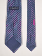 625811 Hermès silk tie blue turtle pattern 625811 TA