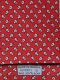 Hermès silk tie red squirrel and hazelnut 625851 IA