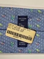 625890 Hermès tie blue whimsical  eggs and animal offspring 625890 SA