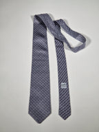 625957 Hermès tie grey whimsical sheep 625957 TA