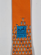 Hermès 626073 FA orange tie