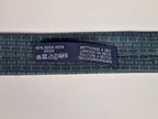 Hermès silk tie green chain pattern and sailboat 6323 PA