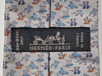 006364 Hermès tie grey Whimsical H pattern 6364 HA