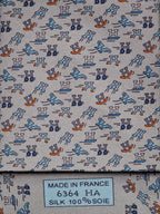 006364 Hermès tie grey Whimsical H pattern 6364 HA