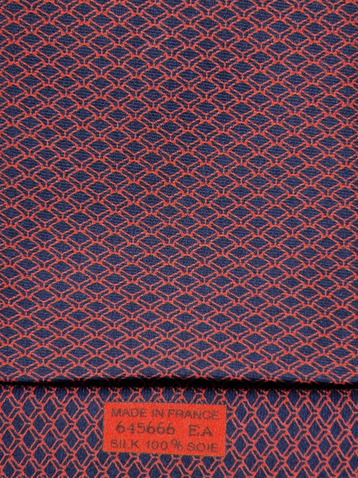645666 Hermès tie red whimsicl keyboard 645666 EA
