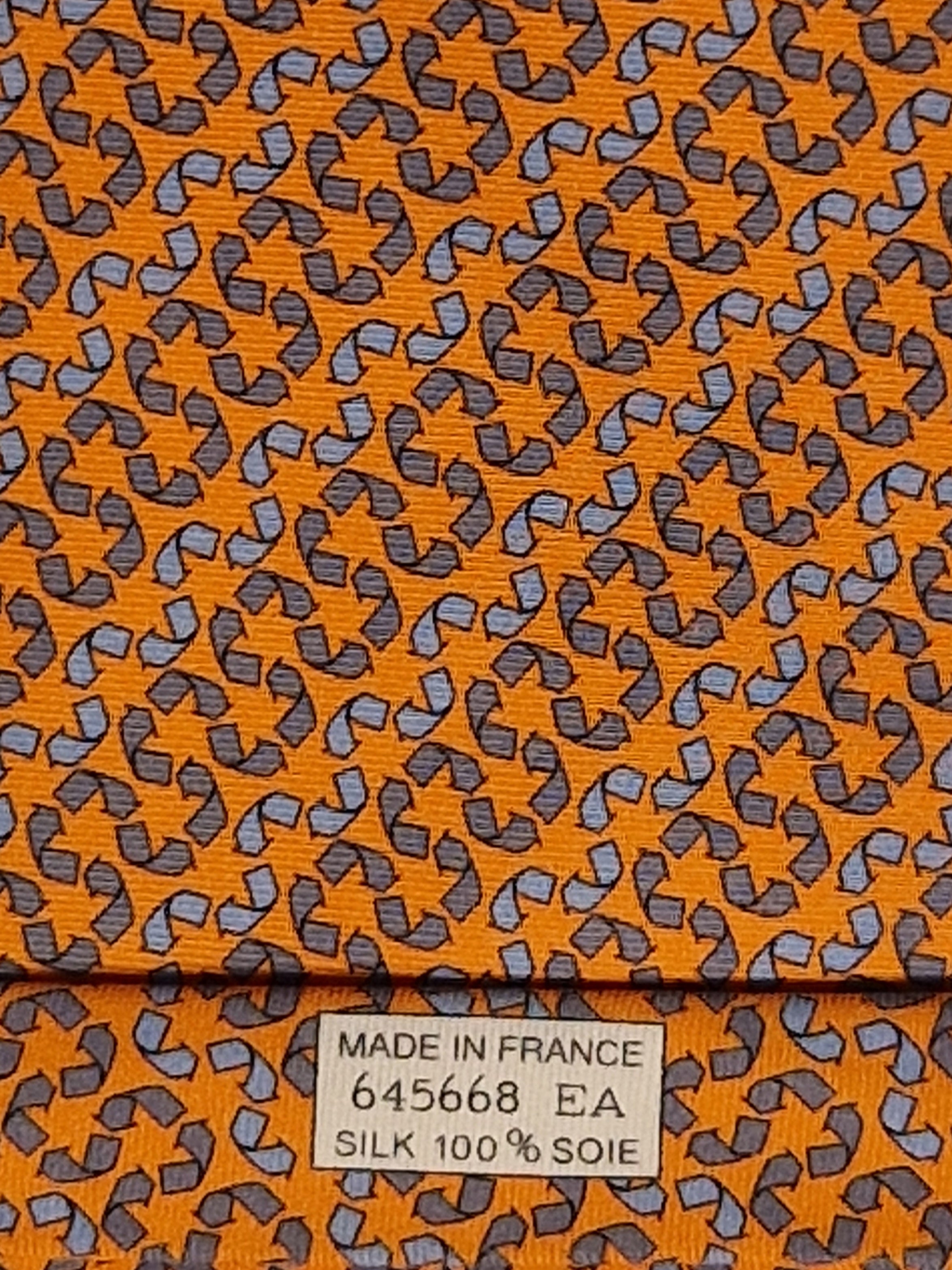 Hermés 645668 EA tie "Recycling"