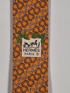Hermés 645668 EA tie "Recycling"