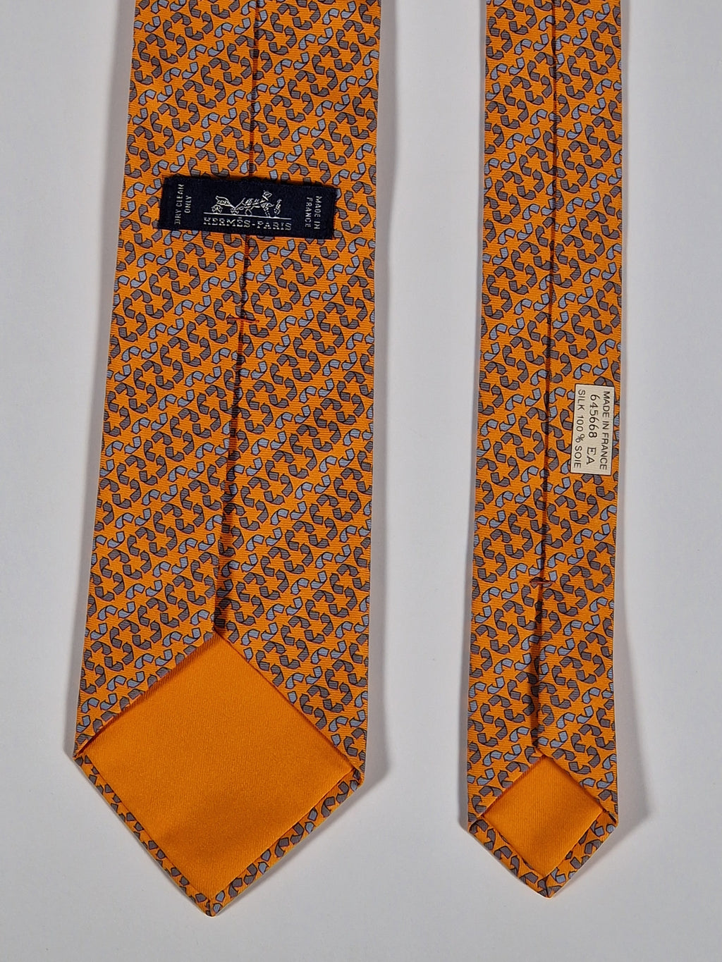 Hermés 645668 EA tie "Recycling"