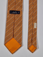 Hermés 645668 EA tie "Recycling"