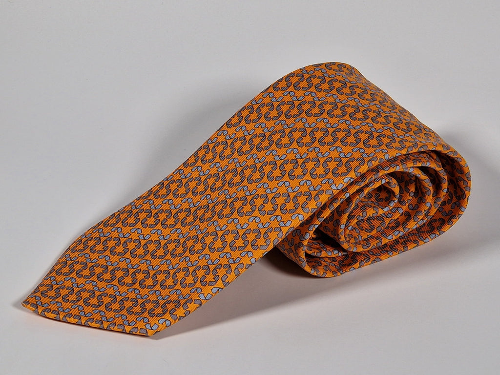 Hermés 645668 EA tie "Recycling"