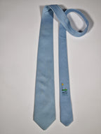 645701  Hermès silk tie blue golf pattern 645701  PA