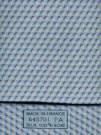 645701  Hermès silk tie blue golf pattern 645701  PA