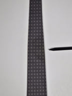 Hermès silk tie black and white Barcode pattern 645751 IA with box