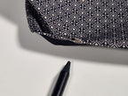 Hermès silk tie black and white Barcode pattern 645751 IA with box