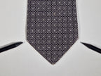 Hermès silk tie black and white Barcode pattern 645751 IA with box