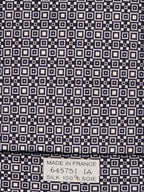 Hermès silk tie black and white Barcode pattern 645751 IA with box