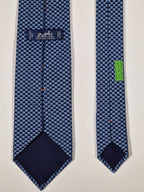 Hermès silk tie blue whimsical cupcake pattern 645790 HA