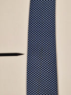 Hermès silk tie blue whimsical cupcake pattern 645790 HA