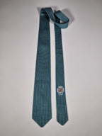 Hermès silk tie green whimsical macarons pattern 645829 IA