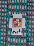 Hermès silk tie green whimsical macarons pattern 645829 IA
