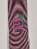 Hermés 645844 IA Tie "Japanese garden"