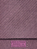 Hermès silk tie pink japanese garden pattern 645844 IA