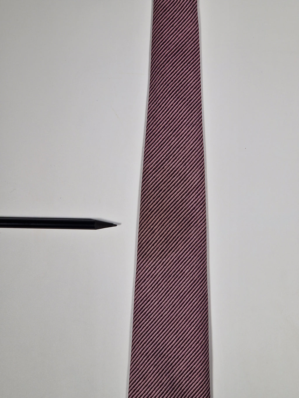 Hermès silk tie pink japanese garden pattern 645844 IA