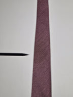 Hermès silk tie pink japanese garden pattern 645844 IA